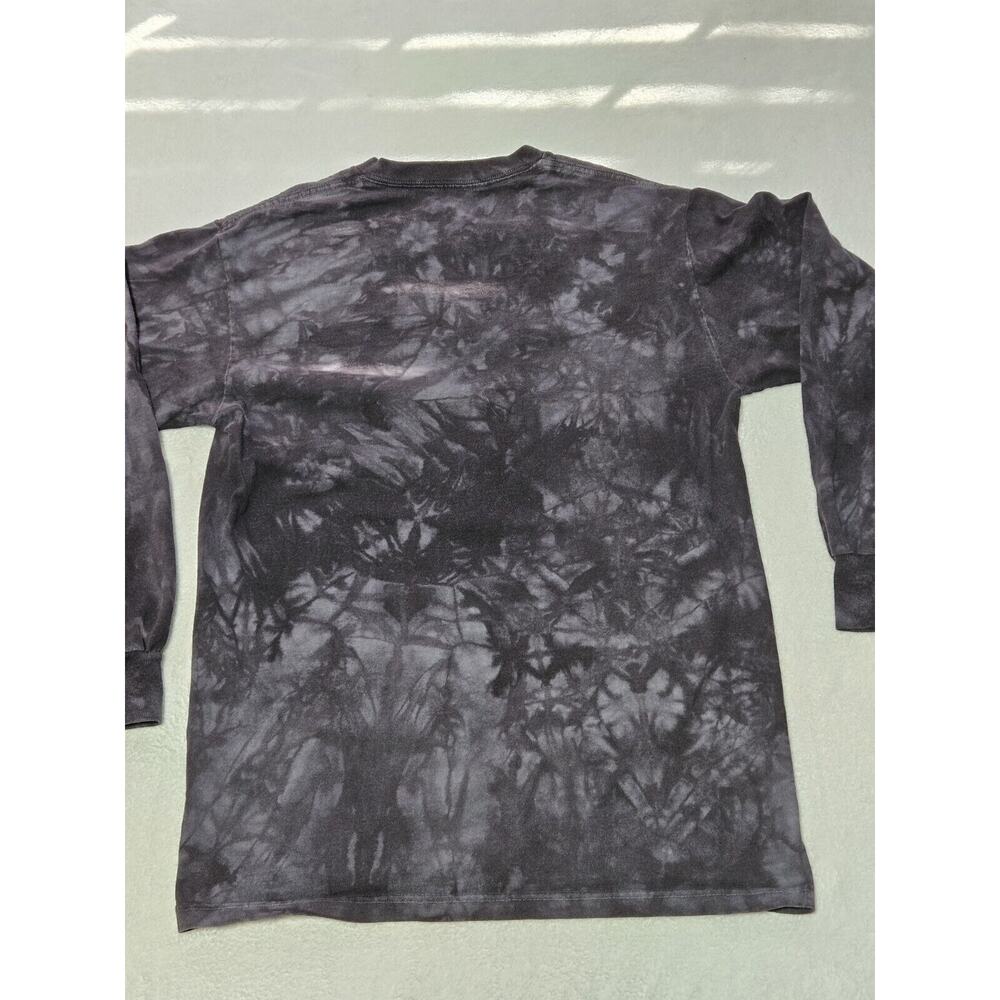 The Mountain Tribal Indian Animals Black Tye Dye T Shirt Mens Size S 100% Cotton - Picture 8 of 8